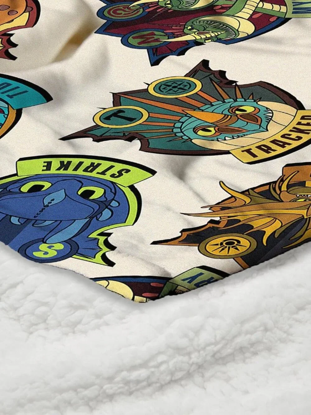 Northwest How to Train Your Dragon Silk Touch Sherpa Throw Blanket 50x60 Dragon